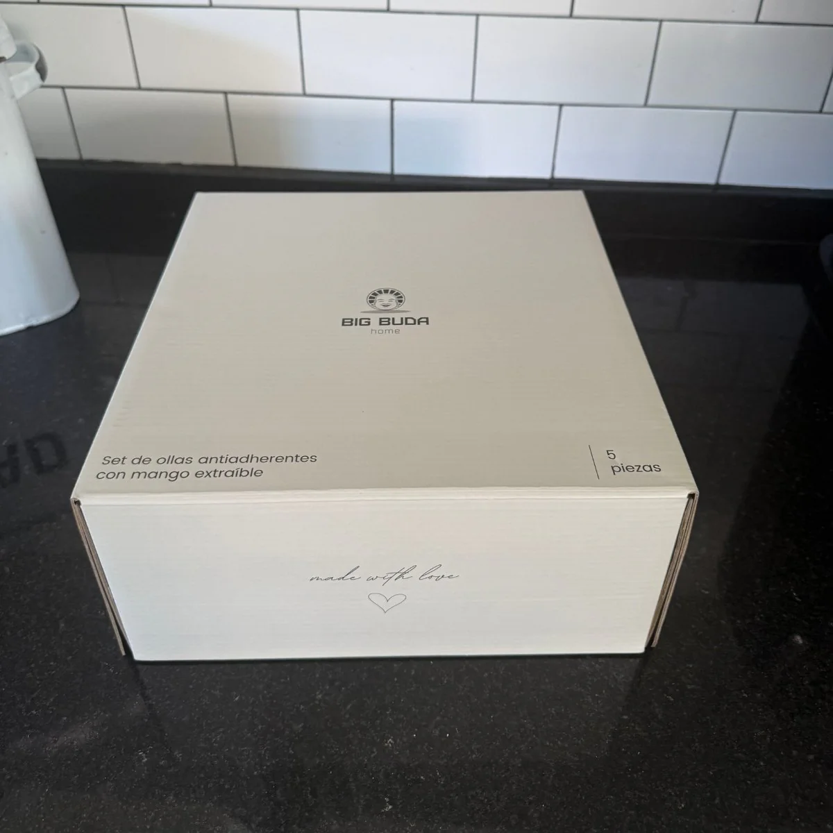Packaging premium de Big Buda Home