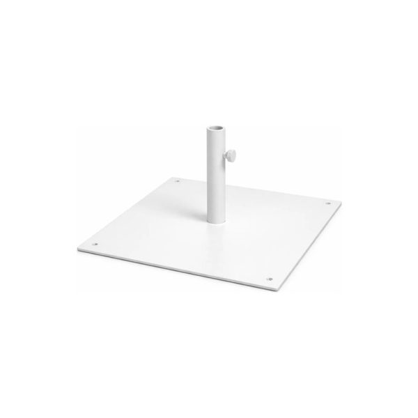 Base De Sombrilla Cuadrada De Diseño Blanca Big Buda Home Blanco Cuadrada Blanca