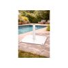 Base De Sombrilla Cuadrada De Diseño Blanca Big Buda Home Blanco Cuadrada Blanca