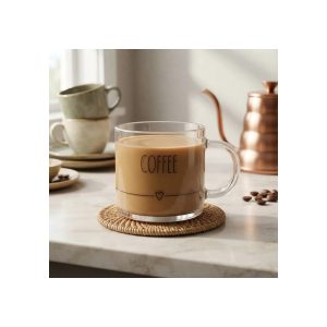Taza 260 Ml De Diseño Coffee Big Buda Home Marrón Liso