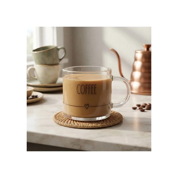 Taza 260 Ml De Diseño Coffee Big Buda Home Marrón Liso