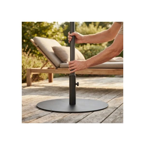 woocommerce-12.jpg Base De Sombrilla Redonda De Diseño Negra Big Buda Home Negro Redondo Negro
