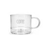 Taza 260 Ml De Diseño Coffee Big Buda Home Marrón Liso