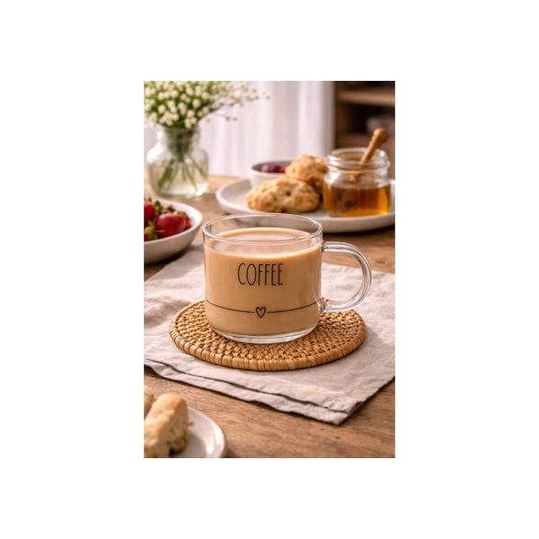 Taza 260 Ml De Diseño Coffee Big Buda Home Marrón Liso