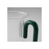 Taza 350 Ml Con Manija De Color Negro Big Buda Home Marrón Liso Con Lineas