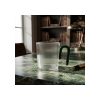 Taza 350 Ml Con Manija De Color Verde Big Buda Home Marrón Liso Con Lineas