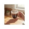 Taza Doble Vidrio Tendencia 450 Ml Big Buda Home Mix Liso