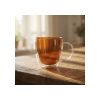 Taza Doble Vidrio Tendencia Marrón 450 Ml Big Buda Home Mix Doble Vidrio