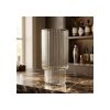 Vaso De Vidrio 310 Ml A Líneas Big Buda Home Gris
