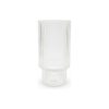 Vaso De Vidrio 310 Ml A Líneas Big Buda Home Gris