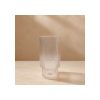 Vaso De Vidrio 310 Ml A Líneas Big Buda Home Gris