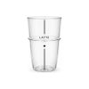Vaso De Vidrio 400 Ml Late Big Buda Home Gris