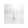 Vaso De Vidrio 400 Ml Late Big Buda Home Gris