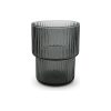 Vaso De Vidrio Gris 310 Ml Escalonado Big Buda Home Gris