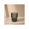 Vaso De Vidrio Gris 310 Ml Escalonado Big Buda Home Gris