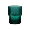 Vaso De Vidrio Verde 350 Ml Escalonado Big Buda Home Verde