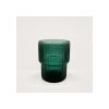 Vaso De Vidrio Verde 350 Ml Escalonado Big Buda Home Verde