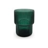 Vaso De Vidrio Verde 350 Ml Escalonado Big Buda Home Verde