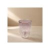 Vaso Doble Vidrio Rosa 350 Ml Tendencia Big Buda Home Rosa