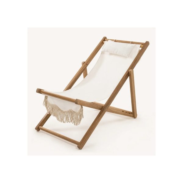 Reposera Big Buda Home De Diseño Color Blanca Celeste
