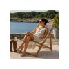Reposera Big Buda Home De Diseño Color Blanca Celeste