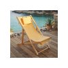 Reposera Big Buda Home De Diseño Color Pastel Amarilla Amarillo