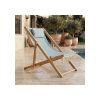 Reposera Big Buda Home De Diseño Color Pastel Celeste Celeste