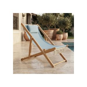 Reposera Big Buda Home De Diseño Color Pastel Celeste Celeste