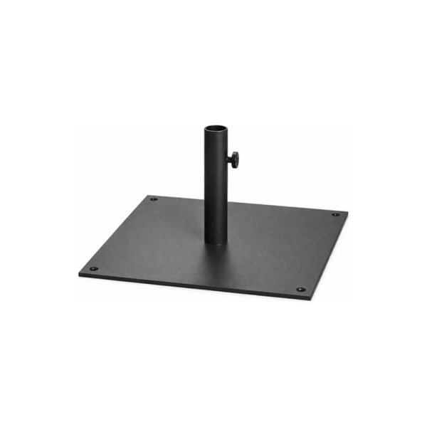 Base De Sombrilla Cuadrada De Diseño Negra Big Buda Home Negro Cuadrada Negra