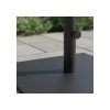 Base De Sombrilla Cuadrada De Diseño Negra Big Buda Home Negro Cuadrada Negra