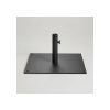 Base De Sombrilla Cuadrada De Diseño Negra Big Buda Home Negro Cuadrada Negra