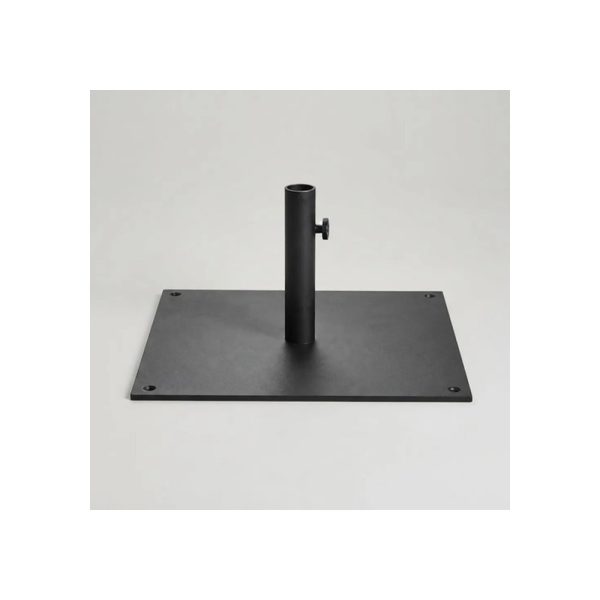 Base De Sombrilla Cuadrada De Diseño Negra Big Buda Home Negro Cuadrada Negra
