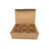 6 Tazas 130 Ml De Diseño Con Manijas De Color Big Buda Home Mix Liso